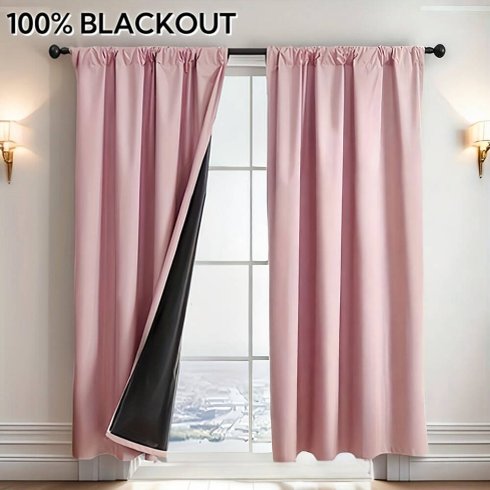 Curtain Rods - 1 szt. Zasłona zaciemniająca 100% światła