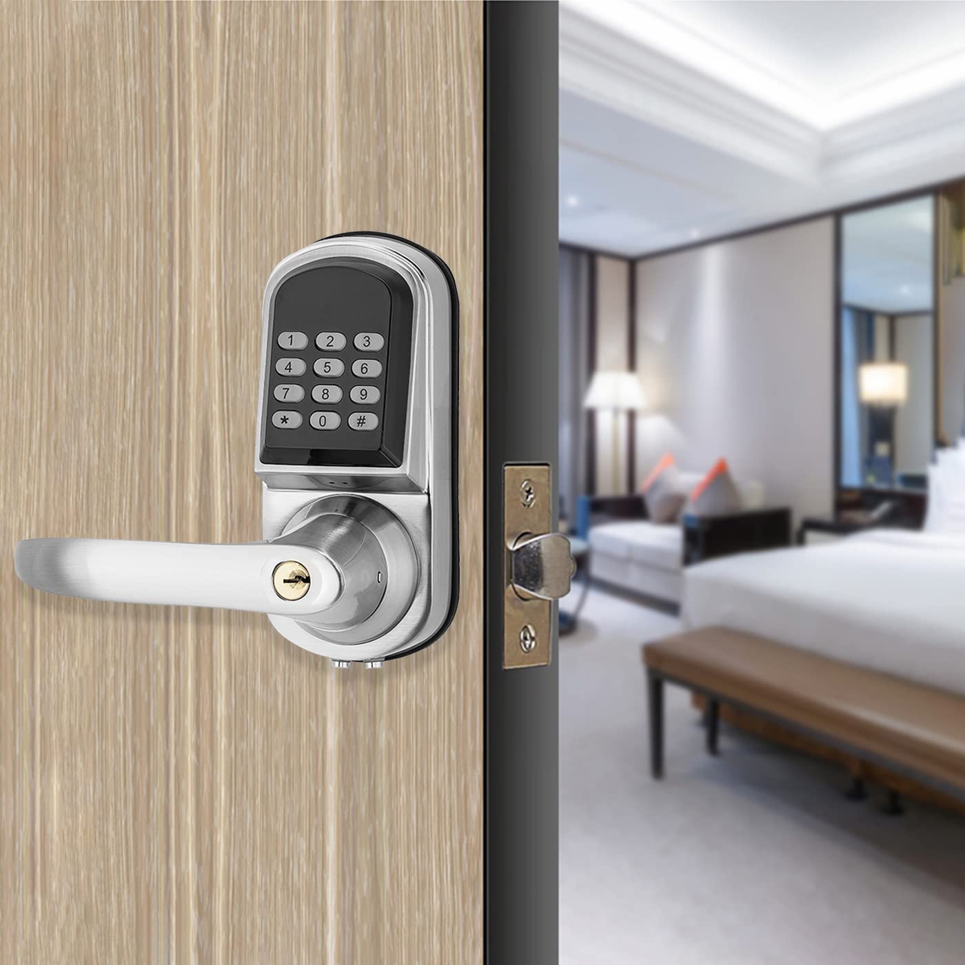 Door Lock - Wysokiej jakości zamek szyfrowy z uchwytem