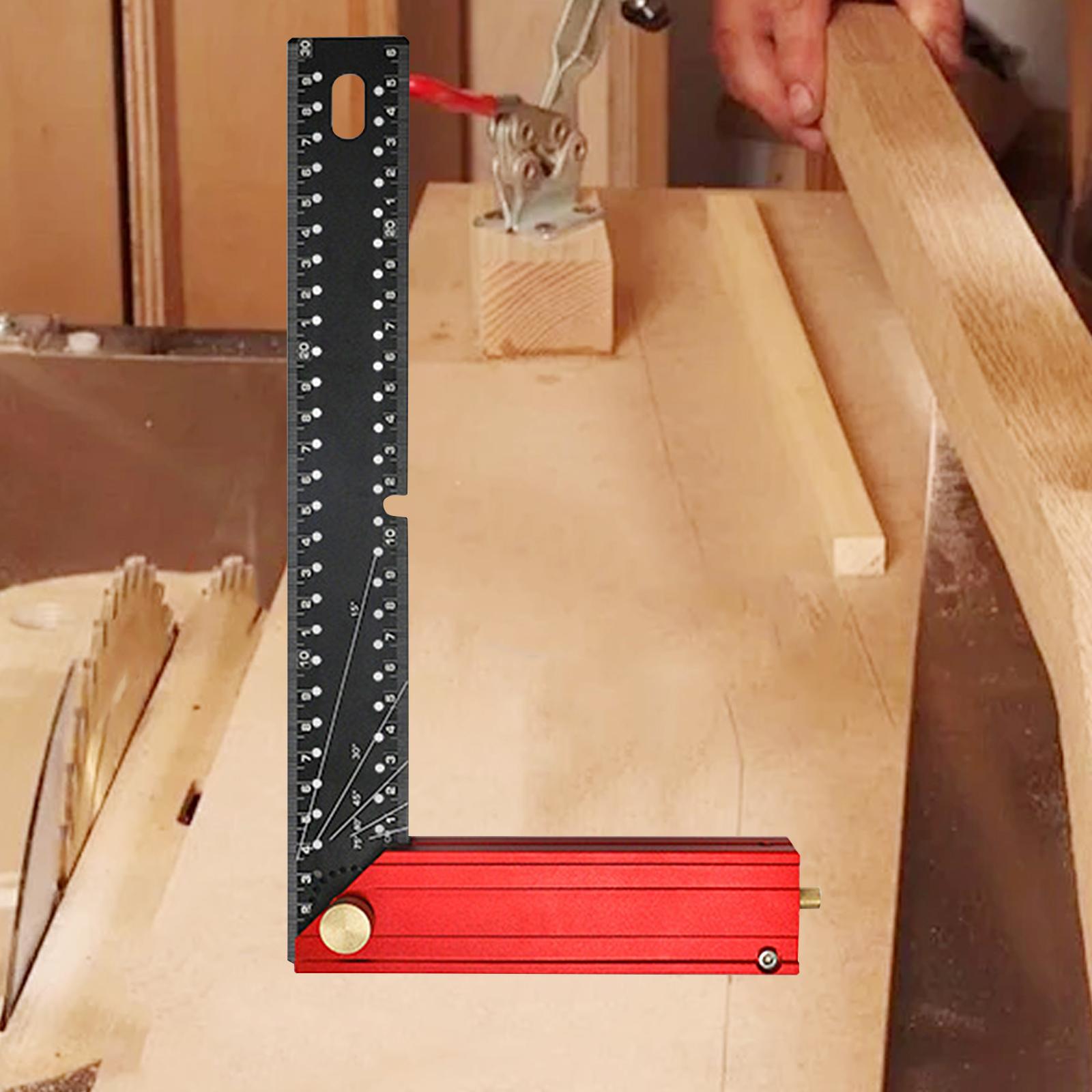 Home Improvement Mark - Kątownik stolarski precyzyjny, kątownik L, narzędzie