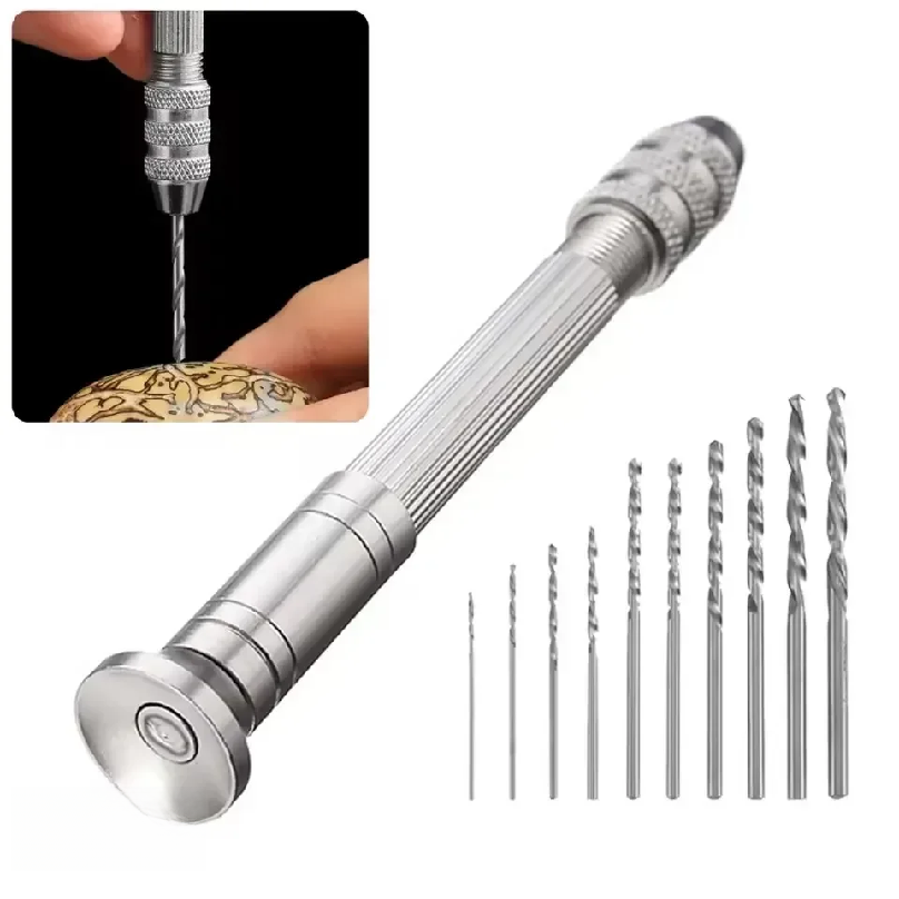 Drill Bits - Miniaturowa wiertarka ręczna 0.8-3.0mm, narzędzia do