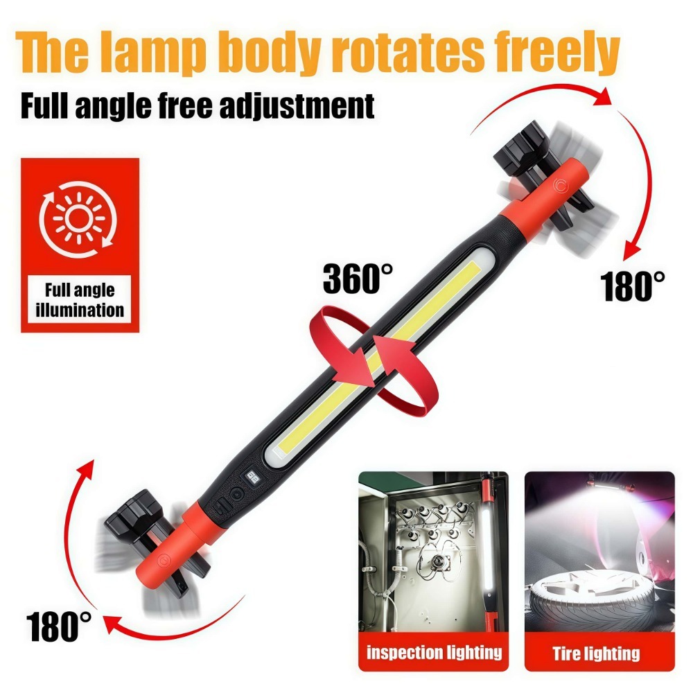 Lampa robocza LED COB, ładowan – Led Strip Lights recenzja i cena
