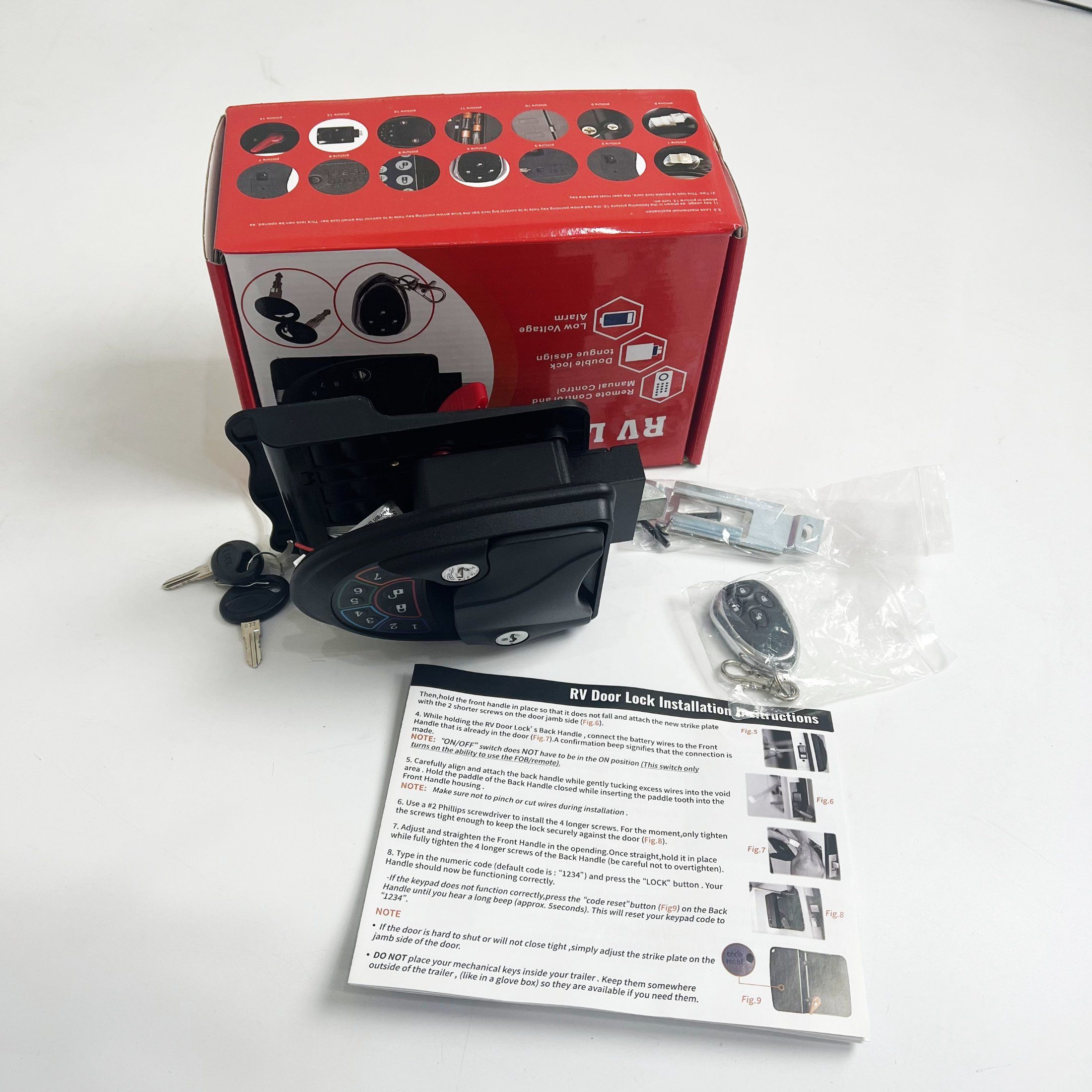Zamek kodowy do drzwi z pilote – Door Lock recenzja i cena