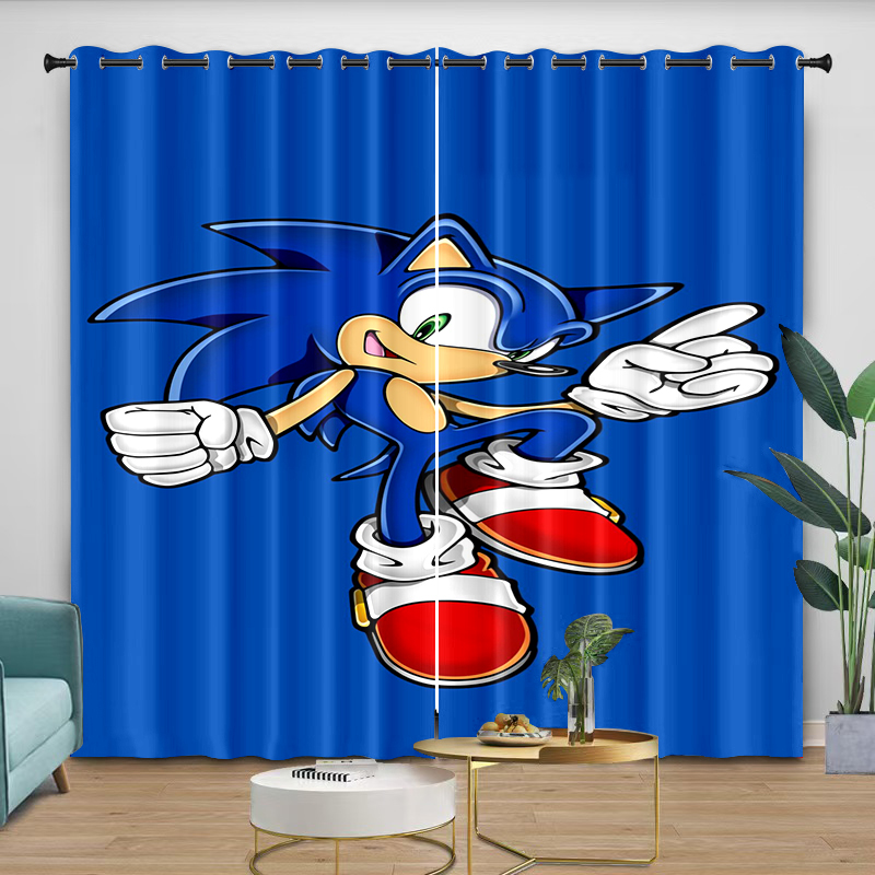 Zasłony Sonic, kreskówkowe, ch – Curtain Rods recenzja i cena