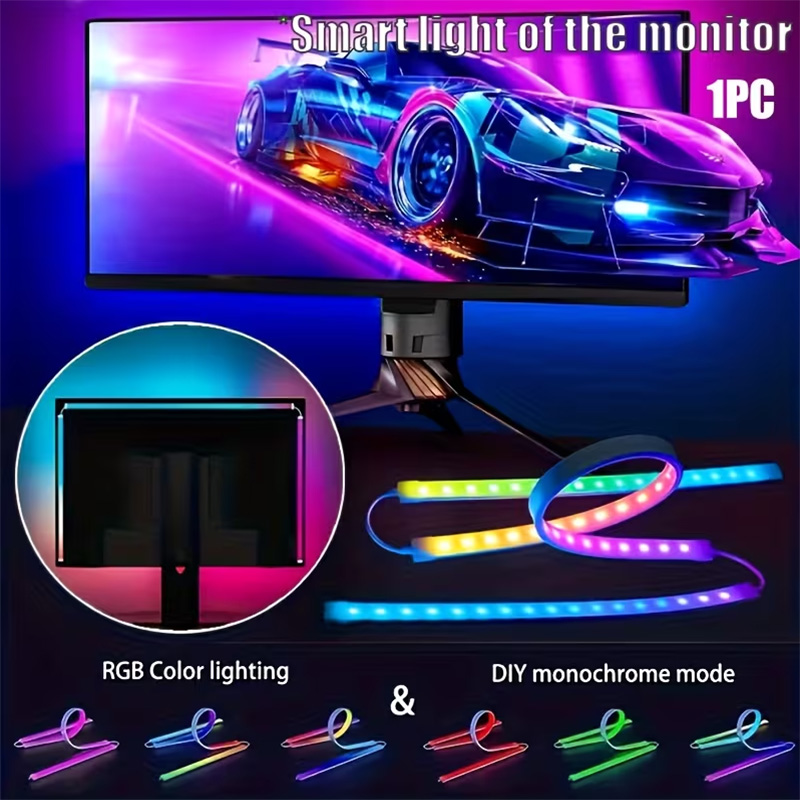 Taśma LED RGB do gier, podświe – Led Strip Lights recenzja i cena