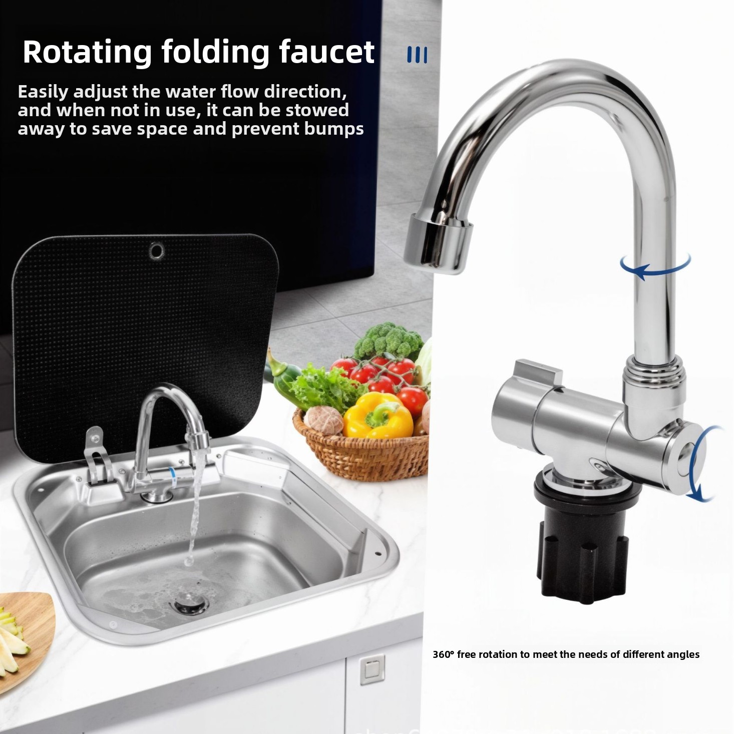 Ekskluzywny, składany kran do  – Faucet recenzja i cena