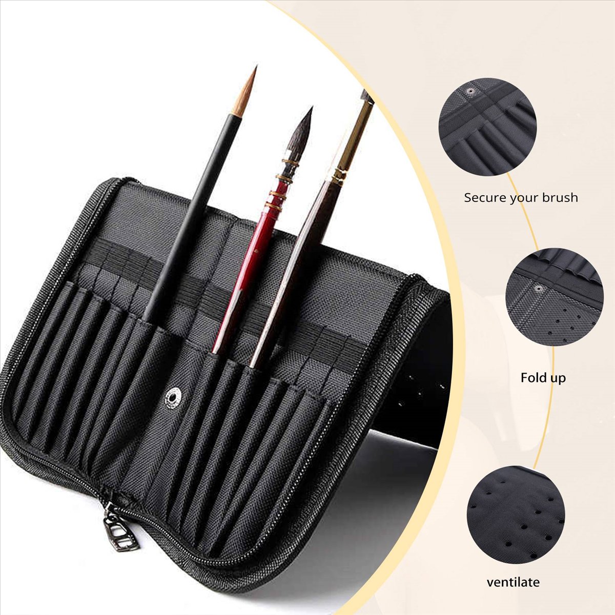 (A02R) 38cm Etui na pędzle art – Paint Brush recenzja i cena