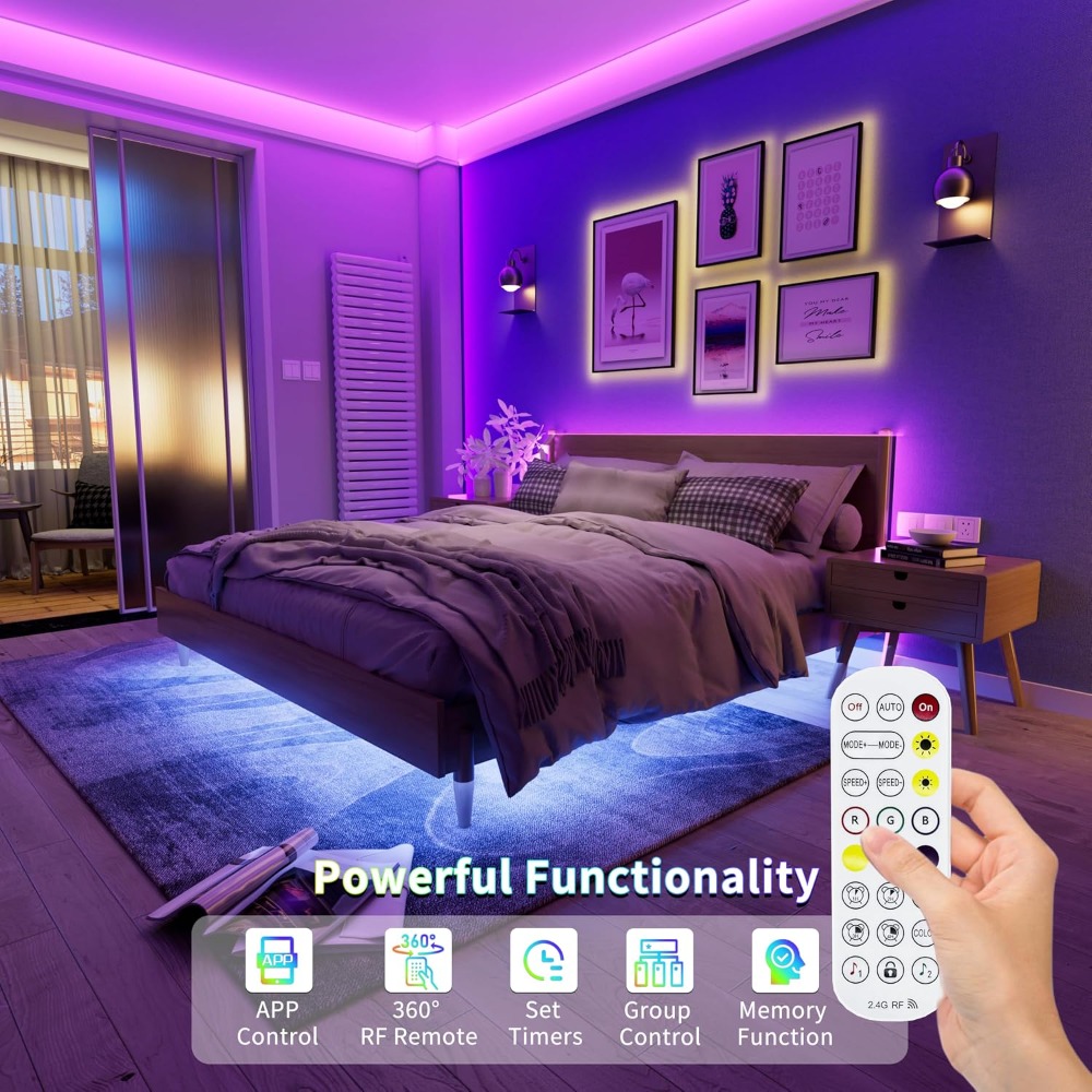 Taśma LED COB RGB 5V USB, 1,5  – Led Strip Lights recenzja i cena