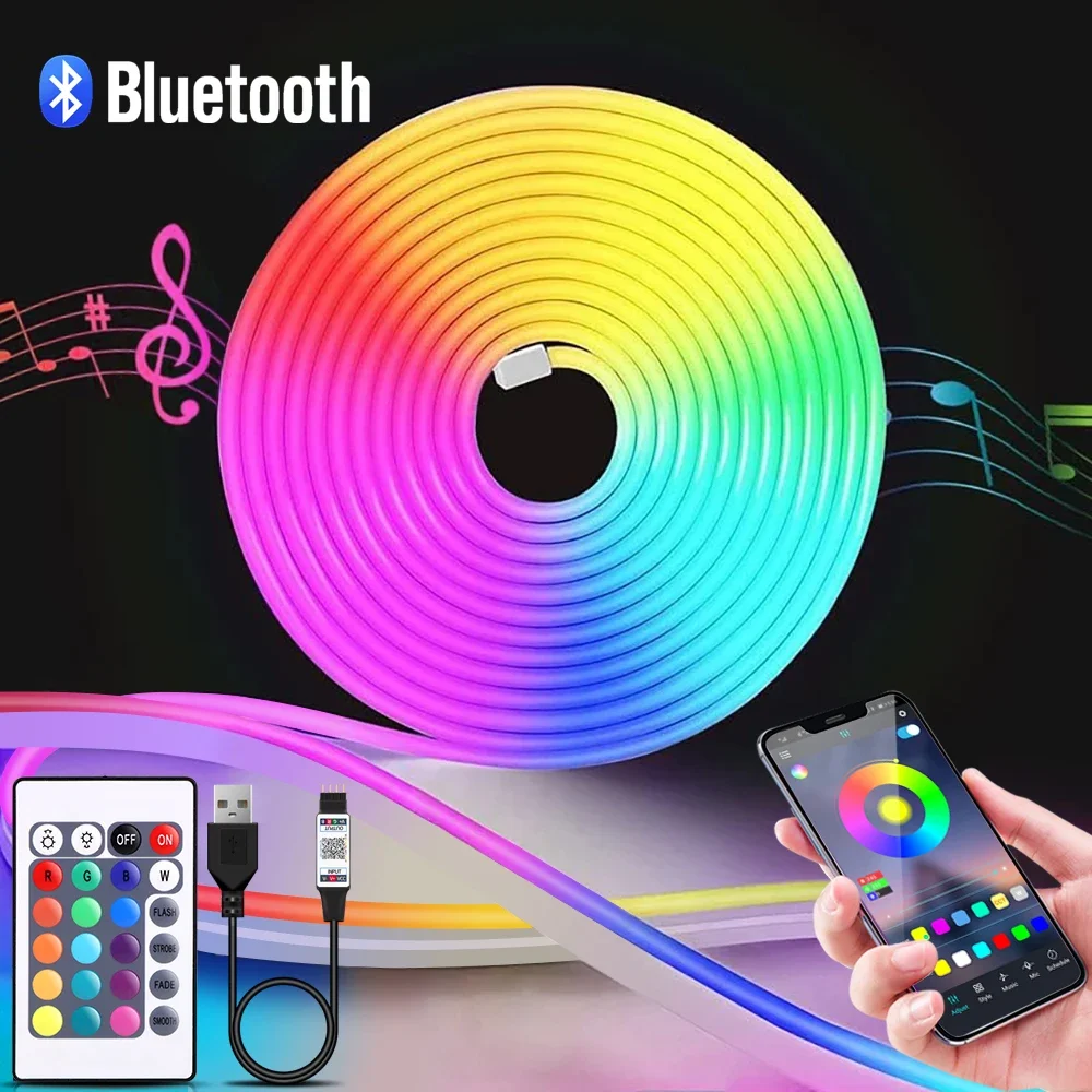 Taśma LED Neon RGB 1-5m, 5V US – Led Strip Lights recenzja i cena